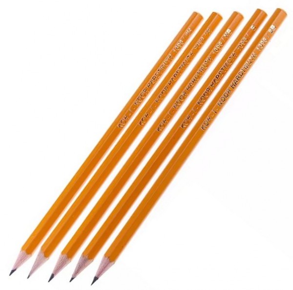    Hardtmuth 12 , 2H-2B, ,  Koh-I-Noor 1696-12