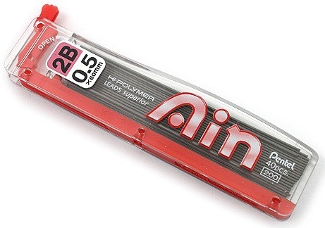    Hi-Polymer Ain 2B 40 0.5  Pentel C255-2B