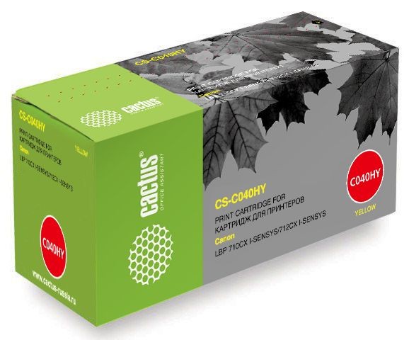  Cactus CS-C040HY 040H Y  10000  Canon LBP 710CX 712CX I-Sensys