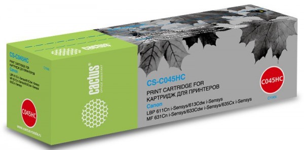  Cactus CS-C045HC 045H C  2200  Canon LBP 611Cn 613Cdw 631Cn 633Cdw 635Cx