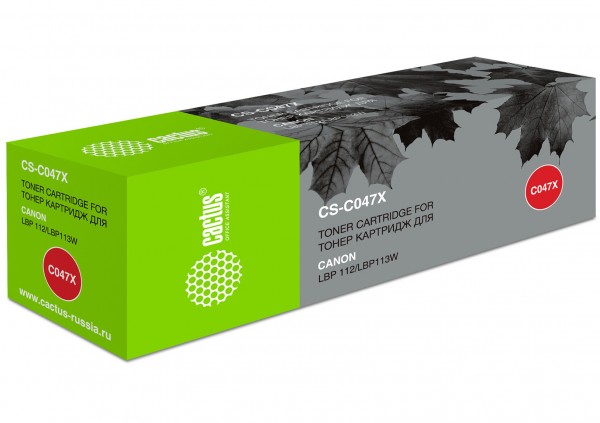  Cactus CS-C047X Cartridge 047  4000  Canon LBP112 LBP113W