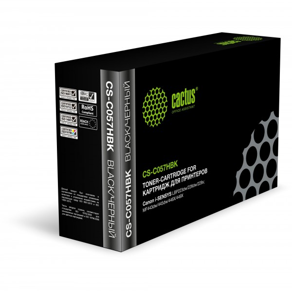  Cactus CS-C057HBK 057H  10000  Canon LBP228x LBP226dw LBP223dw MF449x MF446x MF445dw