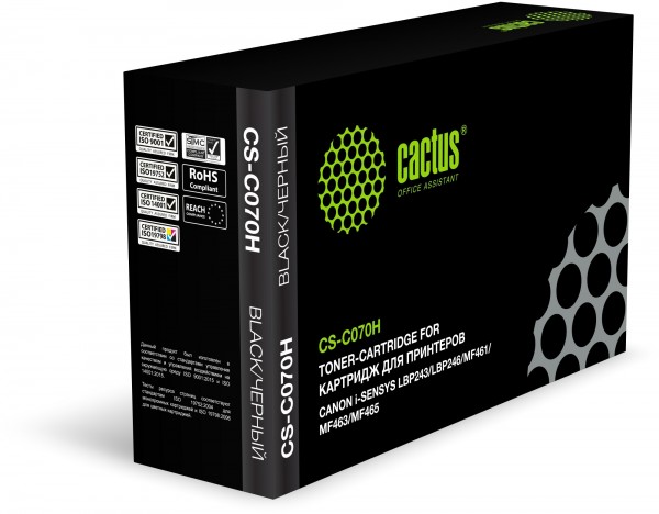  CACTUS CS-C070H 070H  10000  Canon i-SENSYS LBP243 LBP246 MF461 MF463 MF465