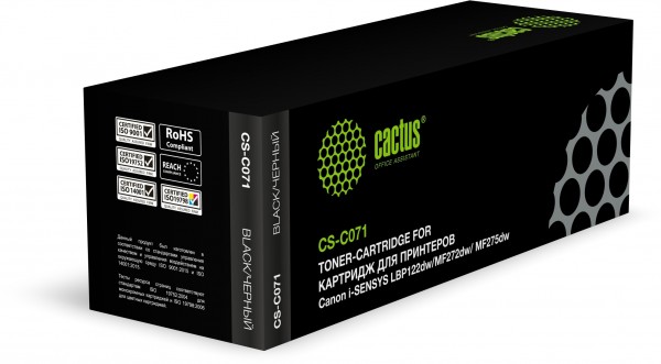  CACTUS CS-C071 071  1200  Canon i-SENSYS LBP122dw MF272dw MF275dw