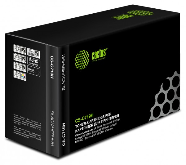  Cactus CS-C719H 719H  6400  Canon MF5840dni-Sensys MF5880dni LBP6300i 6650i