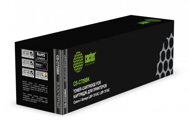  CACTUS CS-C729BK 729BK  1200  Canon i-SENSYS LBP-7010C LBP-7018C
