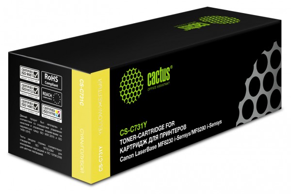  CACTUS CS-C731Y 731Y  1800  Canon LB i-Sensys MF8230 MF8280
