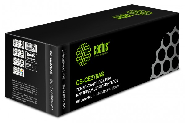  CACTUS CS-CE278AS CE278A  2100  HP LJ P1566 P1606w