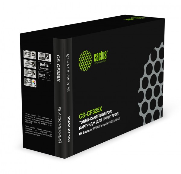  Cactus CS-CF325X CF325X  40000  HP LJ M806 Enterprise