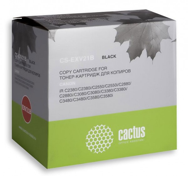  CACTUS CS-EXV21B   Canon iR C2380, C2550, C2880, C3080, C3380, C3480, C3580