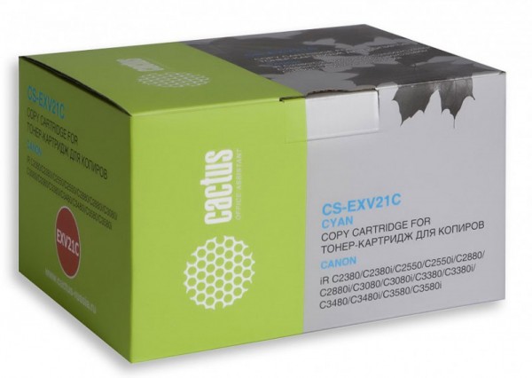  CACTUS CS-EXV21C   Canon iR C2380, C2550, C2880, C3080, C3380, C3480, C3580