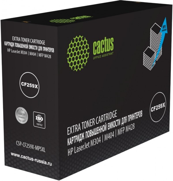  CACTUS CSP-CF259X-MPSXL 20000  HP LJ M304 M404 M406 MFP M428 M429 M430