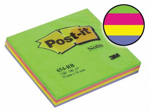    POST-IT 654SPRING   76*76 100 3M FT-5100-9177-8
