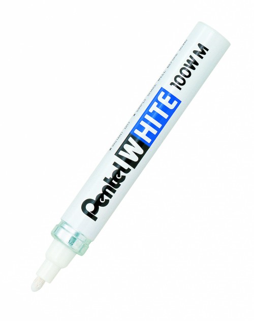   WHITE  Pentel 3,9 X100W-M
