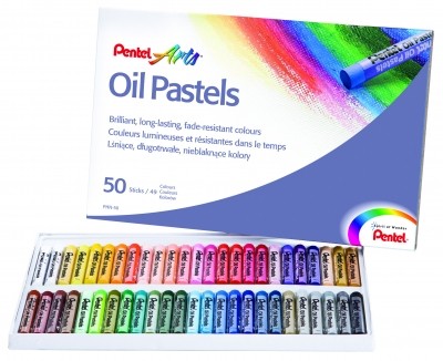  50 Oil Pastels Pentel PHN4-50