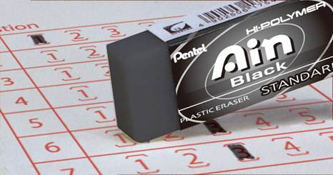   Hi-POLYMER Ain Black Eraser Pentel ZEAH06AX
