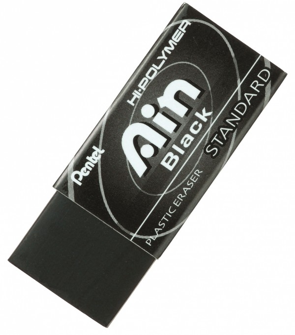  Hi-POLYMER Ain Black Eraser Pentel ZEAH06AX
