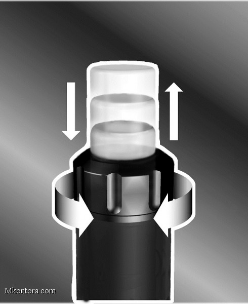   Click-Twist-Erase     0,5  Pentel PD275T-V