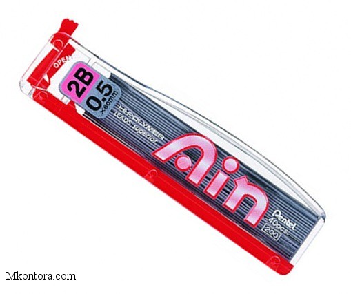     Hi-Polymer Ain 2B 40 0.5  Pentel C255-2B
