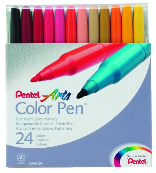  Color Pen 24  Pentel S360-24