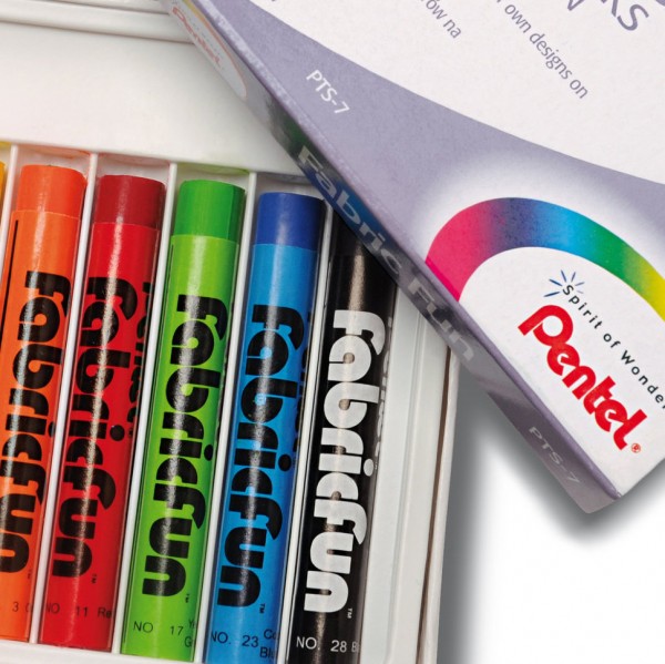    FabricFun Pastels 7  Pentel PTS-7
